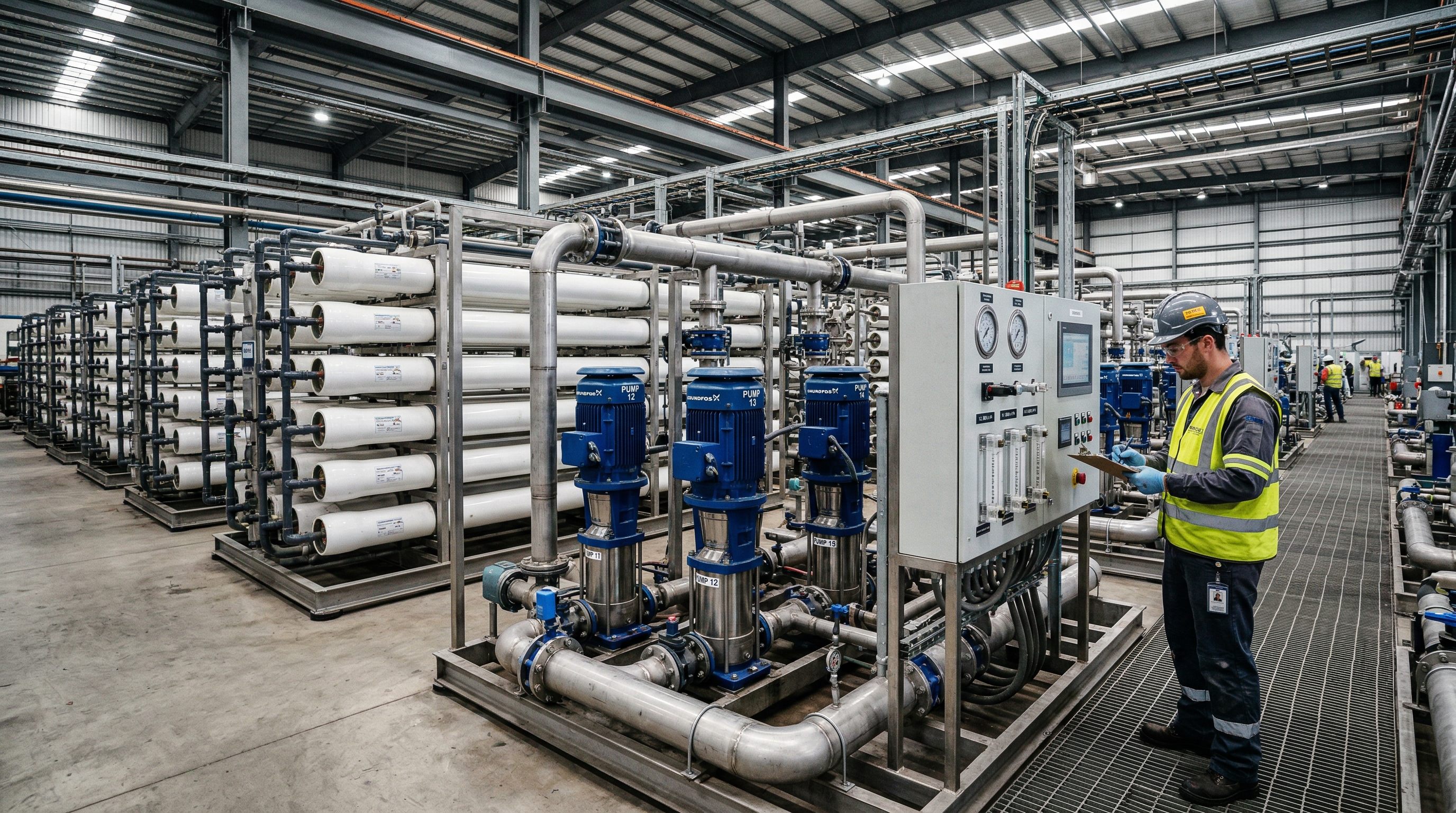 Planta de osmosis inversa industrial AMPAC USA